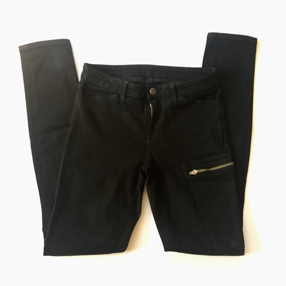 HELMUT by HELMUT LANG Black Skinny Cargo Pant